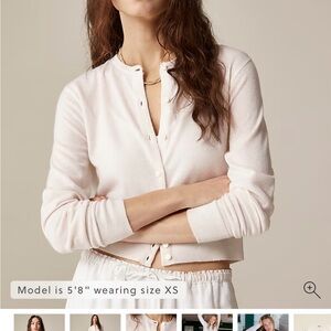 J. Crew Cropped Cashmere Cardigan